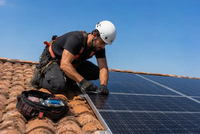 Maintenance et monitoring de panneaux solaires à Ittenheim